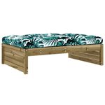 Casa si Gradina - Gradina si terasa - Mobilier exterior - Canapele si fotolii gradina - Taburet de gradina, 120x80 cm, lemn de pin impregnat - Infinity.ro