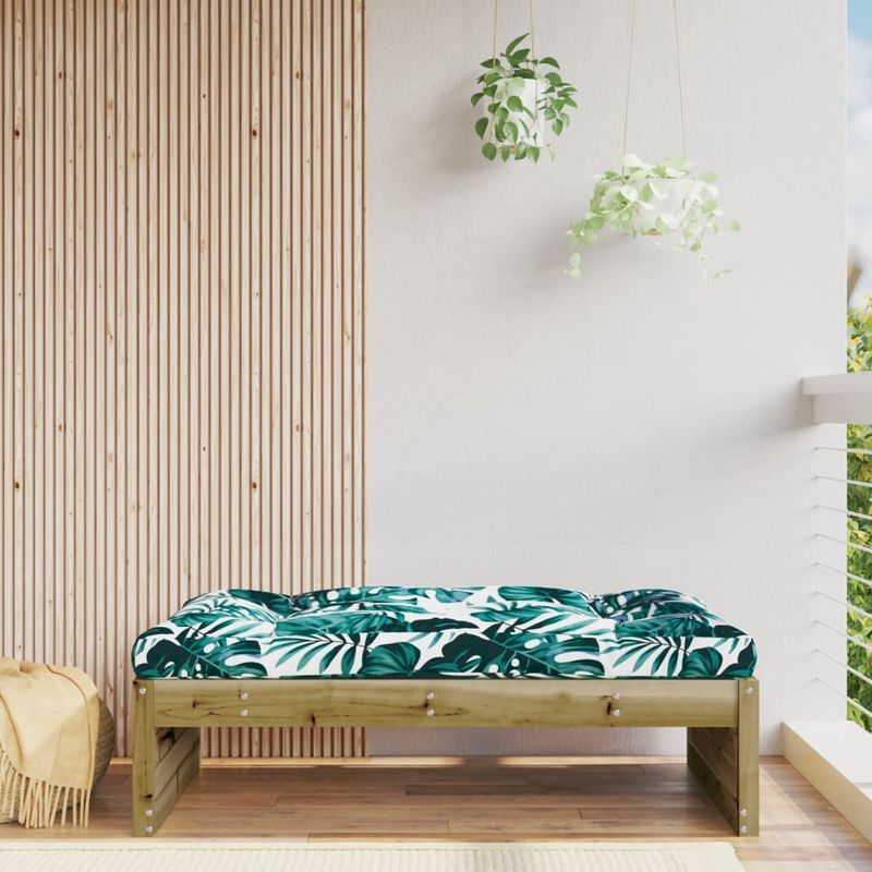 Casa si Gradina - Gradina si terasa - Mobilier exterior - Canapele si fotolii gradina - Taburet de gradina, 120x80 cm, lemn de pin impregnat - Infinity.ro