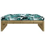 Casa si Gradina - Gradina si terasa - Mobilier exterior - Canapele si fotolii gradina - Taburet de gradina, 120x80 cm, lemn de pin impregnat - Infinity.ro