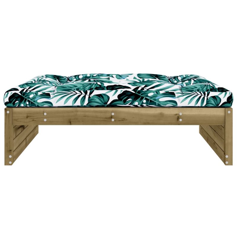 Casa si Gradina - Gradina si terasa - Mobilier exterior - Canapele si fotolii gradina - Taburet de gradina, 120x80 cm, lemn de pin impregnat - Infinity.ro