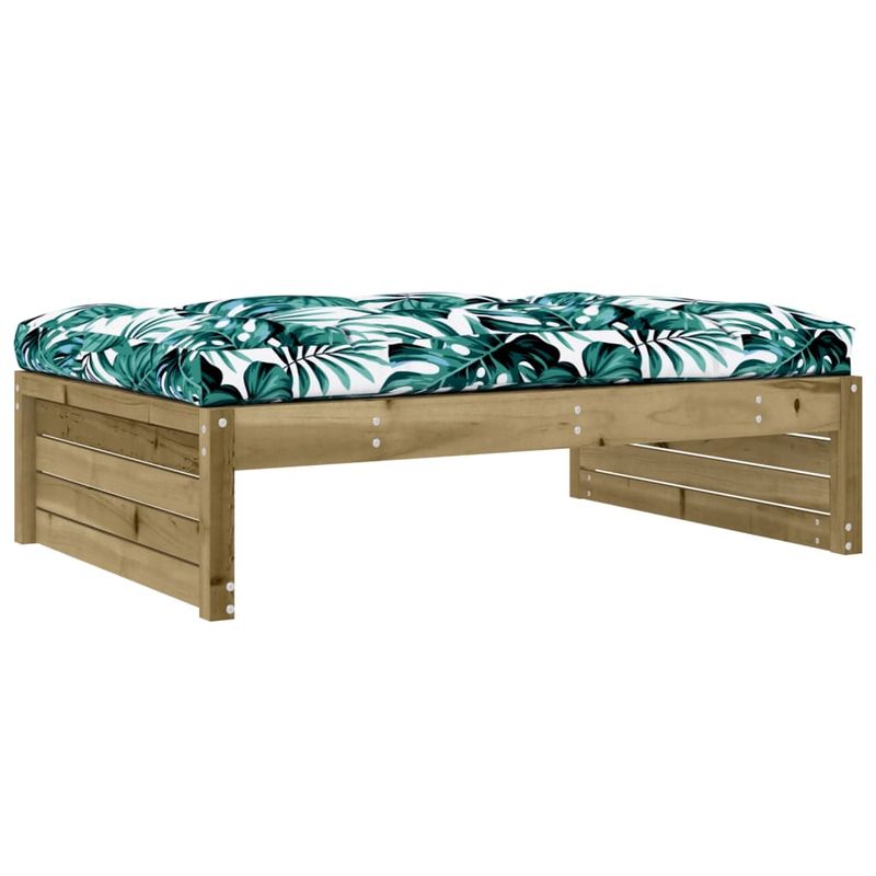 Casa si Gradina - Gradina si terasa - Mobilier exterior - Canapele si fotolii gradina - Taburet de gradina, 120x80 cm, lemn de pin impregnat - Infinity.ro