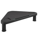 Casa si Gradina - Mobilier - Comode si corpuri - Comode - Suport de colt pentru monitor, negru, 49x28x10,5 cm - Infinity.ro