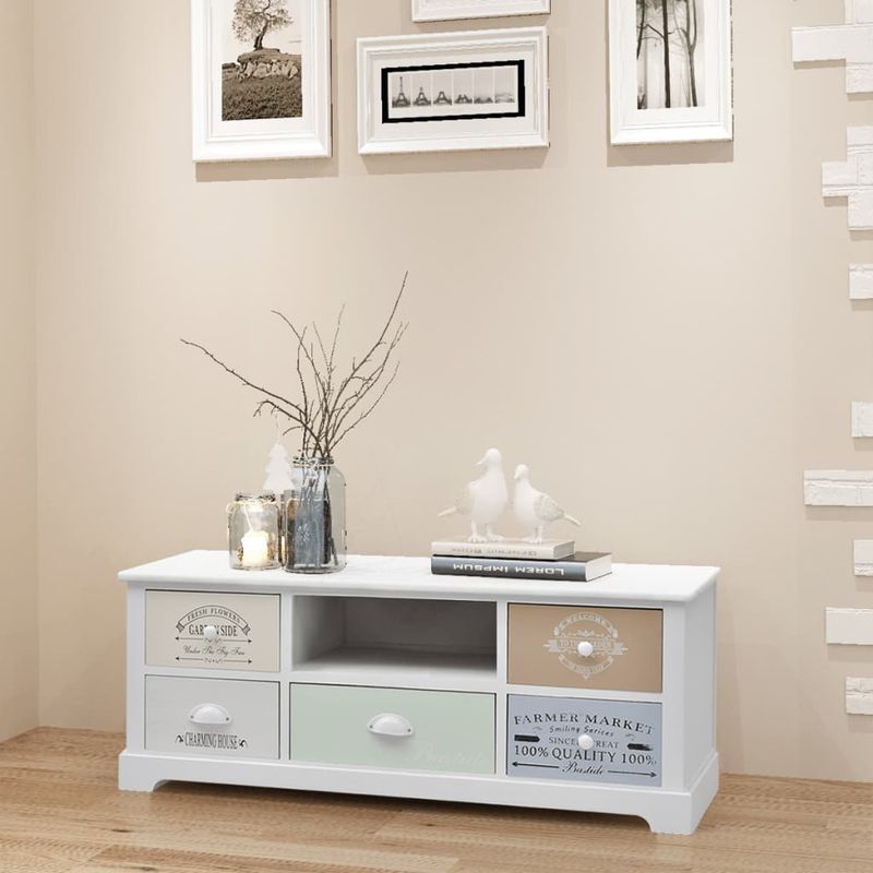 Casa si Gradina - Mobilier - Comode si corpuri - Comode - Comoda TV in stil frantuzesc, lemn - Infinity.ro