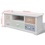 Casa si Gradina - Mobilier - Comode si corpuri - Comode - Comoda TV in stil frantuzesc, lemn - Infinity.ro