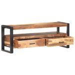 Casa si Gradina - Mobilier - Comode si corpuri - Comode - Comoda TV, 120 x 35 x 45 cm, lemn masiv cu finisaj miere - Infinity.ro