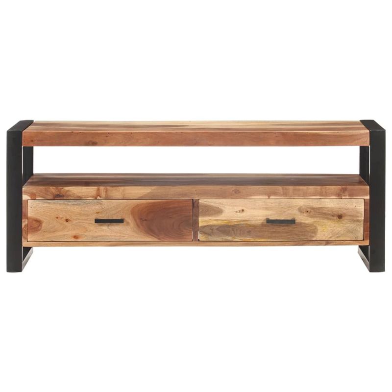 Casa si Gradina - Mobilier - Comode si corpuri - Comode - Comoda TV, 120 x 35 x 45 cm, lemn masiv cu finisaj miere - Infinity.ro