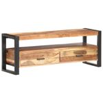 Casa si Gradina - Mobilier - Comode si corpuri - Comode - Comoda TV, 120 x 35 x 45 cm, lemn masiv cu finisaj miere - Infinity.ro