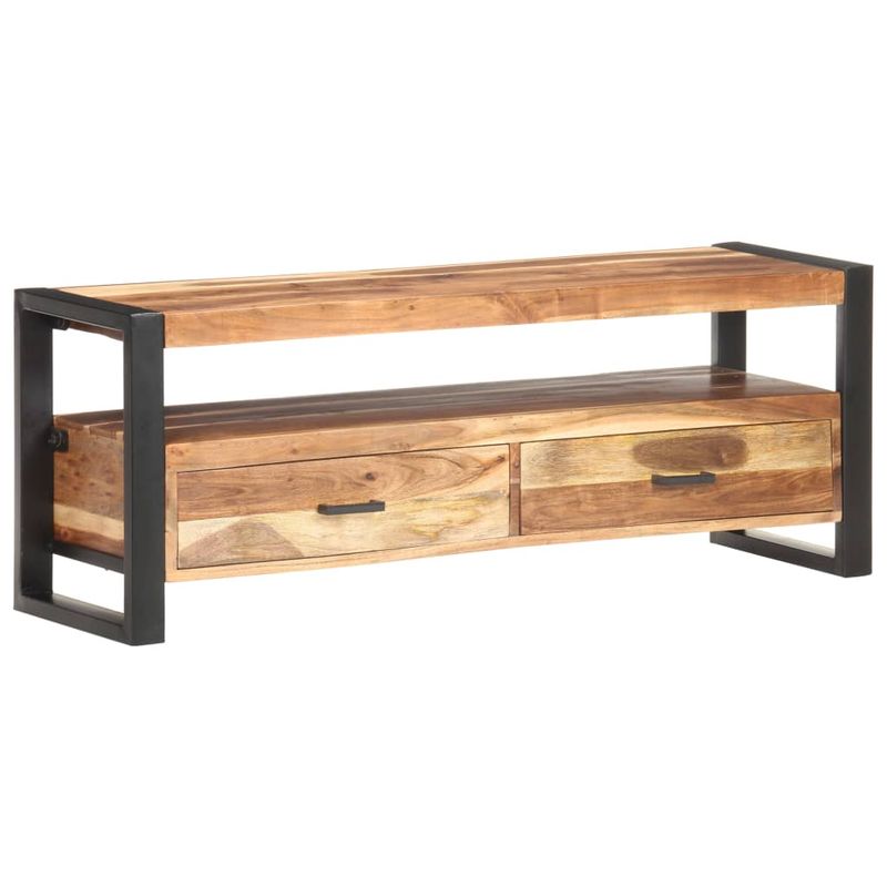 Casa si Gradina - Mobilier - Comode si corpuri - Comode - Comoda TV, 120 x 35 x 45 cm, lemn masiv cu finisaj miere - Infinity.ro