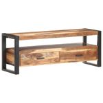 Casa si Gradina - Mobilier - Comode si corpuri - Comode - Comoda TV, 120 x 35 x 45 cm, lemn masiv cu finisaj miere - Infinity.ro