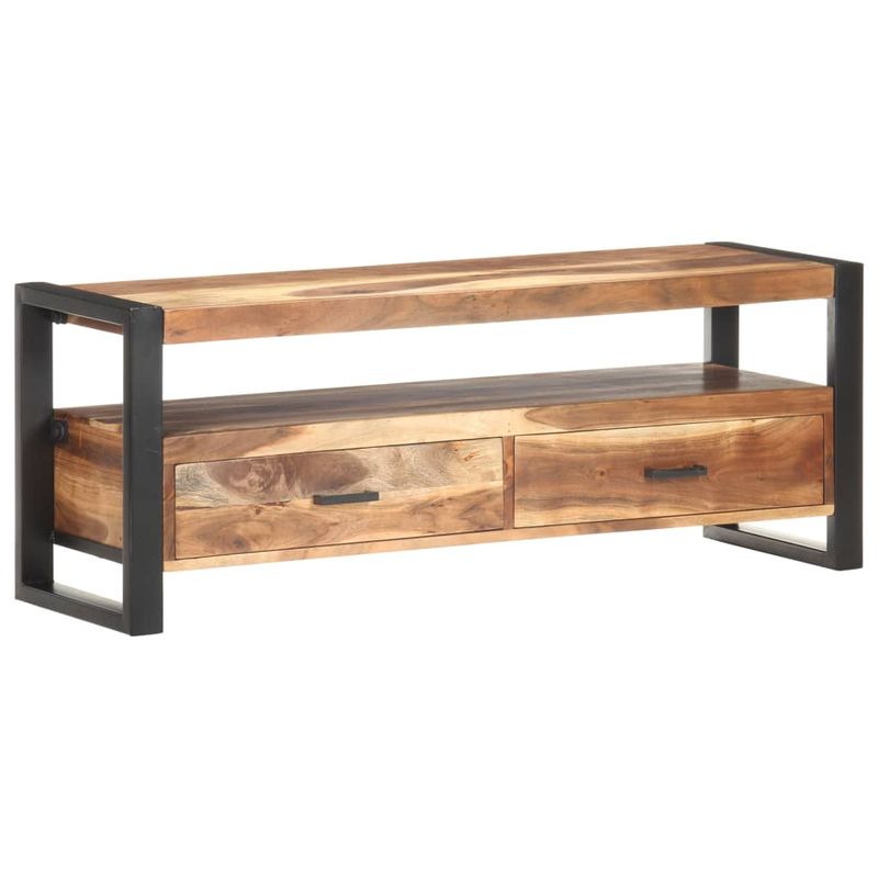 Casa si Gradina - Mobilier - Comode si corpuri - Comode - Comoda TV, 120 x 35 x 45 cm, lemn masiv cu finisaj miere - Infinity.ro