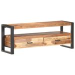 Casa si Gradina - Mobilier - Comode si corpuri - Comode - Comoda TV, 120 x 35 x 45 cm, lemn masiv cu finisaj miere - Infinity.ro