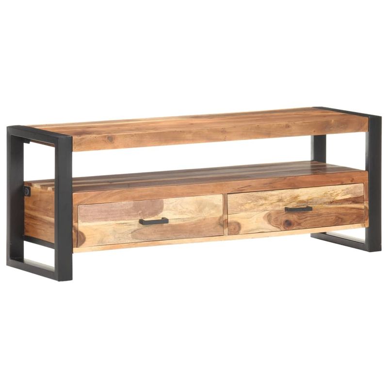 Casa si Gradina - Mobilier - Comode si corpuri - Comode - Comoda TV, 120 x 35 x 45 cm, lemn masiv cu finisaj miere - Infinity.ro