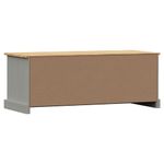 Casa si Gradina - Mobilier - Comode si corpuri - Comode - Comoda TV VIGO, gri, 106x40x40 cm, lemn masiv de pin - Infinity.ro