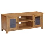 Casa si Gradina - Mobilier - Comode si corpuri - Comode - Comoda TV, 110x35x44 cm, lemn masiv de stejar - Infinity.ro