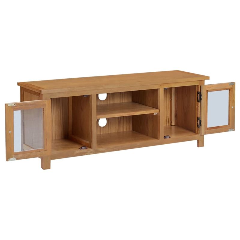 Casa si Gradina - Mobilier - Comode si corpuri - Comode - Comoda TV, 110x35x44 cm, lemn masiv de stejar - Infinity.ro