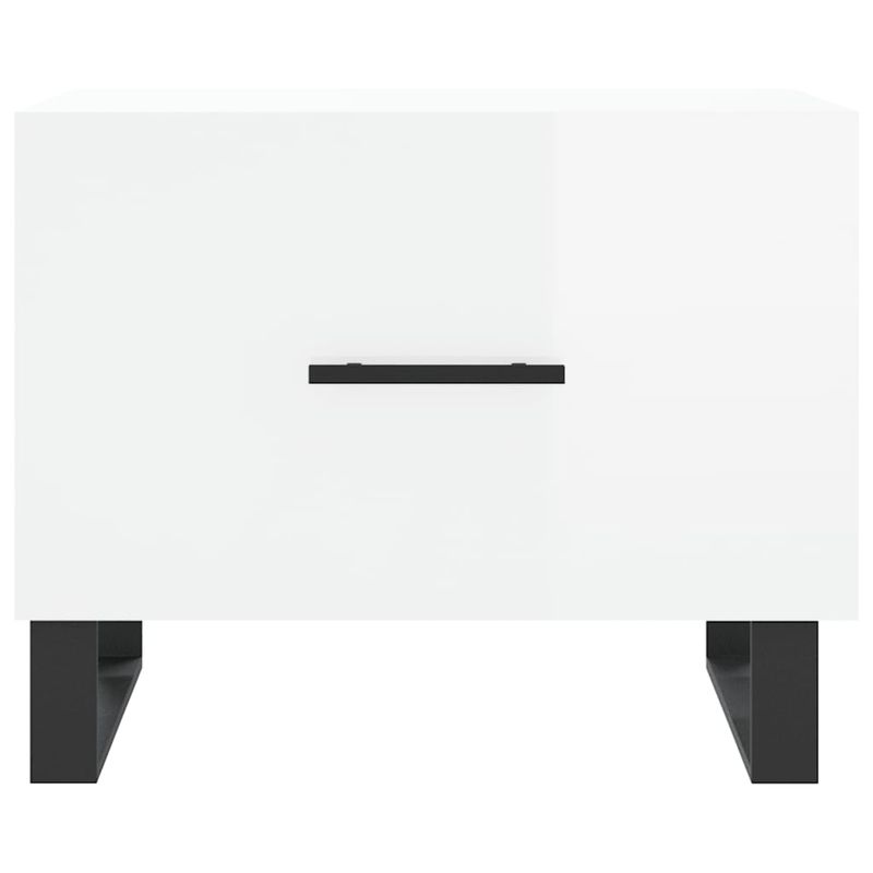 Casa si Gradina - Mobilier - Mese si birouri - Masute de cafea - Masuta de cafea, 2 buc., alb extralucios, 50x50x40 cm - Infinity.ro