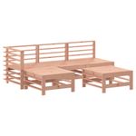Casa si Gradina - Gradina si terasa - Mobilier exterior - Seturi mobila gradina - Set mobilier relaxare de gradina, 5 piese, lemn masiv douglas - Infinity.ro