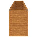 Casa si Gradina - Gradinarit si plante - Plante si ghivece - Ghivece si suporturi - Strat inaltat de gradina, 578x50x69 cm, otel corten - Infinity.ro