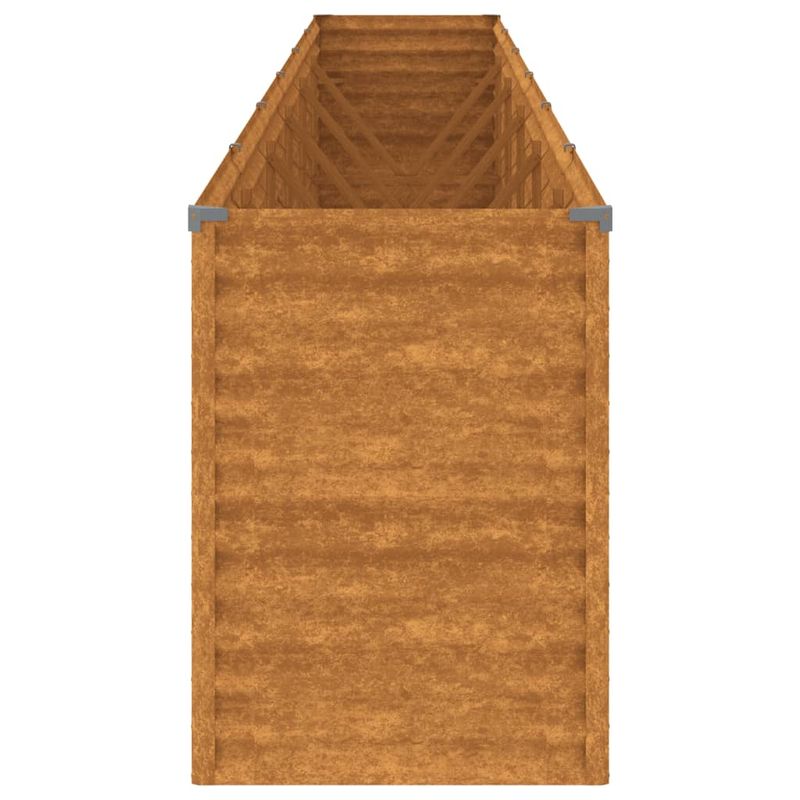 Casa si Gradina - Gradinarit si plante - Plante si ghivece - Ghivece si suporturi - Strat inaltat de gradina, 578x50x69 cm, otel corten - Infinity.ro