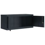 Casa si Gradina - Constructii - Depozitare, transport si protectie - Rafturi, fisete si vestiare - Fiset, antracit, 90x40x145 cm, otel - Infinity.ro