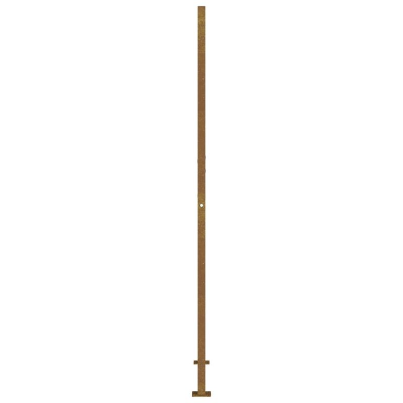 Casa si Gradina - Constructii - Usi interior, exterior si garaj - Usi garaj - Poarta pentru gradina, 105x205 cm, otel corten, dreptunghiuri - Infinity.ro