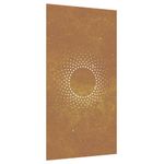 Casa si Gradina - Decoratiuni - Decoratiuni perete - Decor perete de gradina 105x55 cm design soare otel Corten - Infinity.ro