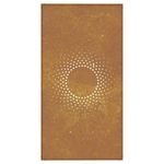 Casa si Gradina - Decoratiuni - Decoratiuni perete - Decor perete de gradina 105x55 cm design soare otel Corten - Infinity.ro