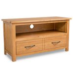 Casa si Gradina - Mobilier - Comode si corpuri - Comode - Comoda TV, 90 x 35 x 48 cm, lemn masiv de stejar - Infinity.ro