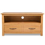 Casa si Gradina - Mobilier - Comode si corpuri - Comode - Comoda TV, 90 x 35 x 48 cm, lemn masiv de stejar - Infinity.ro