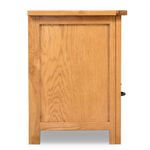 Casa si Gradina - Mobilier - Comode si corpuri - Comode - Comoda TV, 90 x 35 x 48 cm, lemn masiv de stejar - Infinity.ro