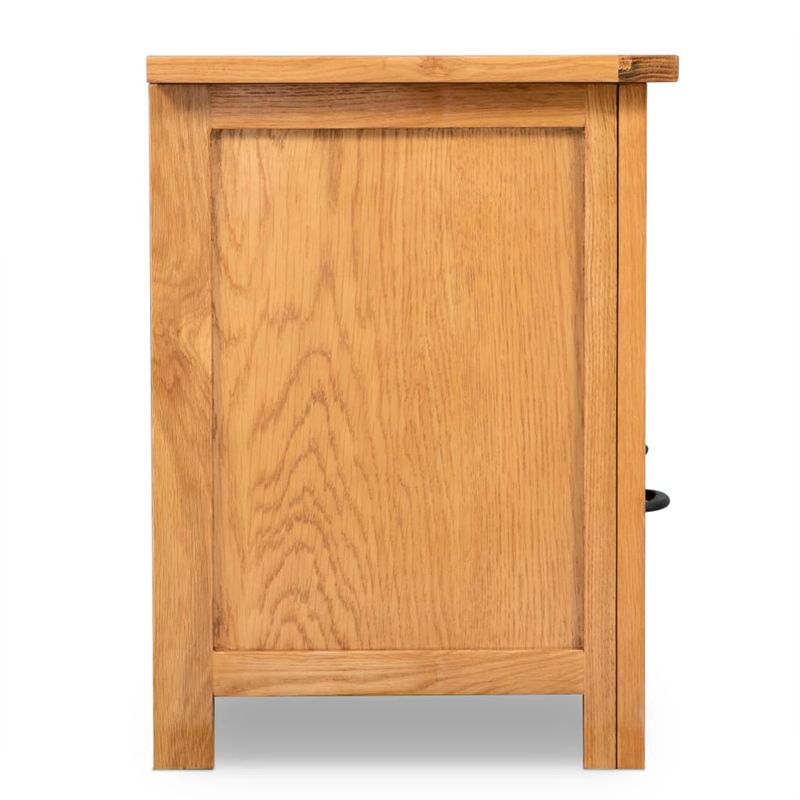 Casa si Gradina - Mobilier - Comode si corpuri - Comode - Comoda TV, 90 x 35 x 48 cm, lemn masiv de stejar - Infinity.ro
