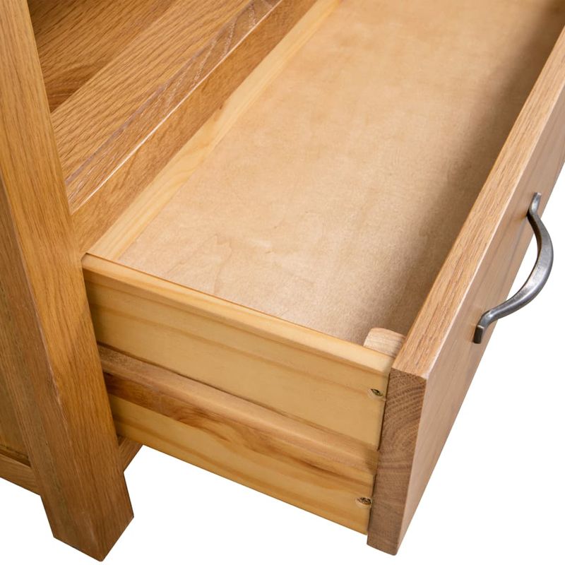 Casa si Gradina - Mobilier - Comode si corpuri - Comode - Comoda TV, 90 x 35 x 48 cm, lemn masiv de stejar - Infinity.ro