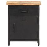 Casa si Gradina - Mobilier - Comode si corpuri - Noptiere - Noptiera, 40 x 30 x 52 cm, lemn de mango nefinisat - Infinity.ro
