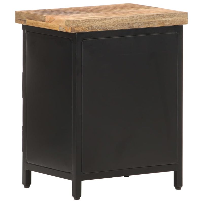 Casa si Gradina - Mobilier - Comode si corpuri - Noptiere - Noptiera, 40 x 30 x 52 cm, lemn de mango nefinisat - Infinity.ro