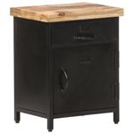 Casa si Gradina - Mobilier - Comode si corpuri - Noptiere - Noptiera, 40 x 30 x 52 cm, lemn de mango nefinisat - Infinity.ro