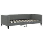 Casa si Gradina - Mobilier - Paturi si accesorii - Paturi - Cadru de pat, gri inchis, 100 x 200 cm, material textil - Infinity.ro