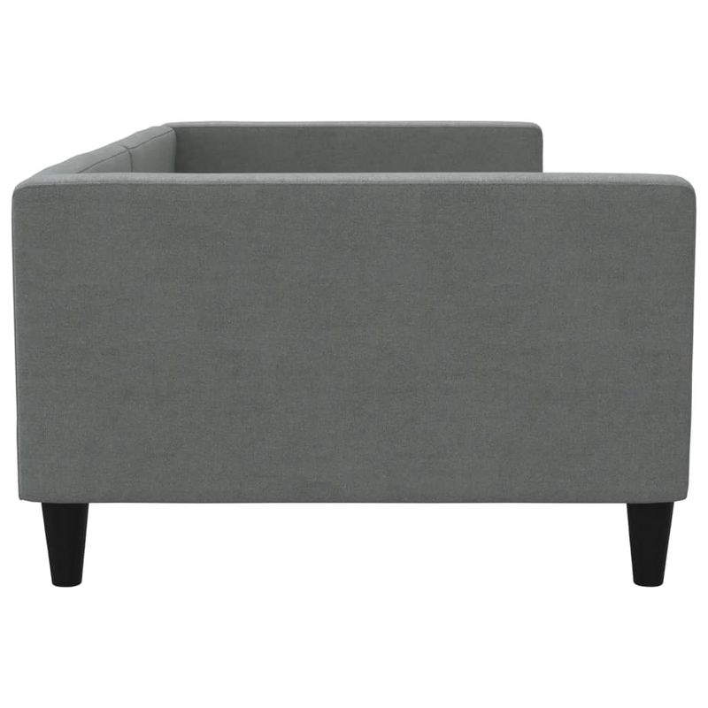 Casa si Gradina - Mobilier - Paturi si accesorii - Paturi - Cadru de pat, gri inchis, 100 x 200 cm, material textil - Infinity.ro