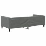 Casa si Gradina - Mobilier - Paturi si accesorii - Paturi - Cadru de pat, gri inchis, 100 x 200 cm, material textil - Infinity.ro
