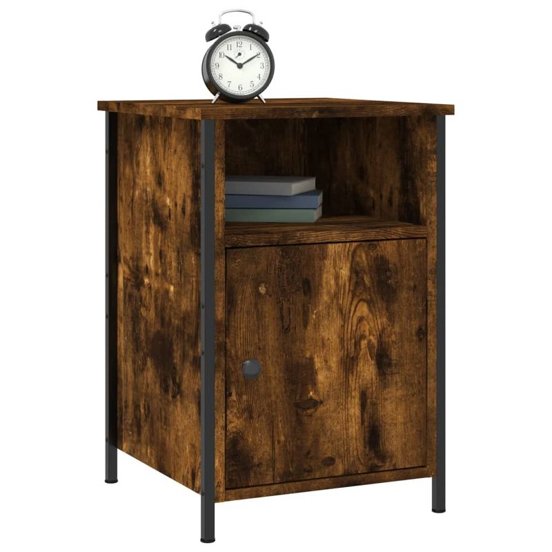 Casa si Gradina - Mobilier - Comode si corpuri - Noptiere - Noptiere, 2 buc., stejar fumuriu, 40x42x60 cm, lemn prelucrat - Infinity.ro