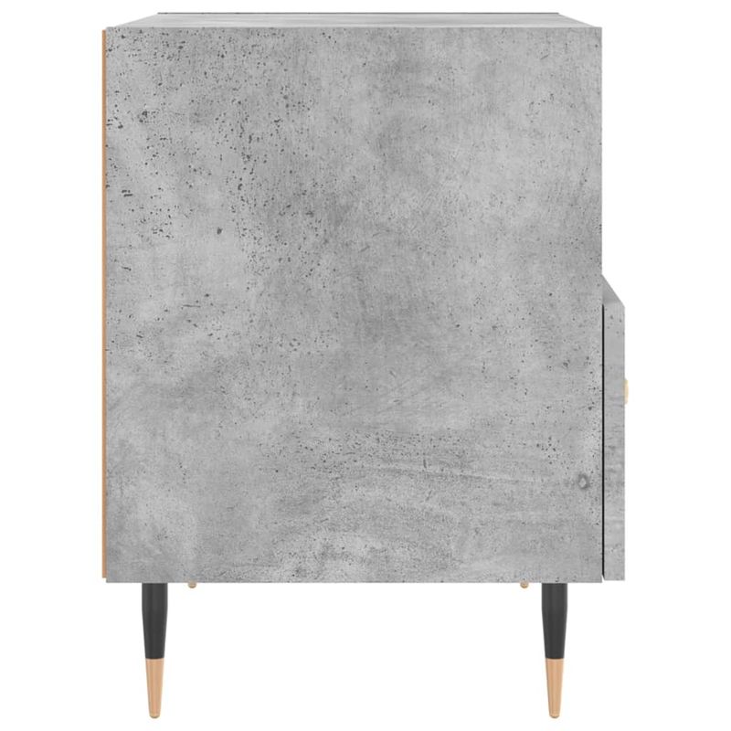 Casa si Gradina - Mobilier - Comode si corpuri - Noptiere - Noptiere, 2 buc., gri beton, 40x35x47,5 cm, lemn compozit - Infinity.ro