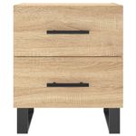 Casa si Gradina - Mobilier - Comode si corpuri - Noptiere - Noptiera, stejar sonoma, 40x35x47,5 cm, lemn compozit - Infinity.ro