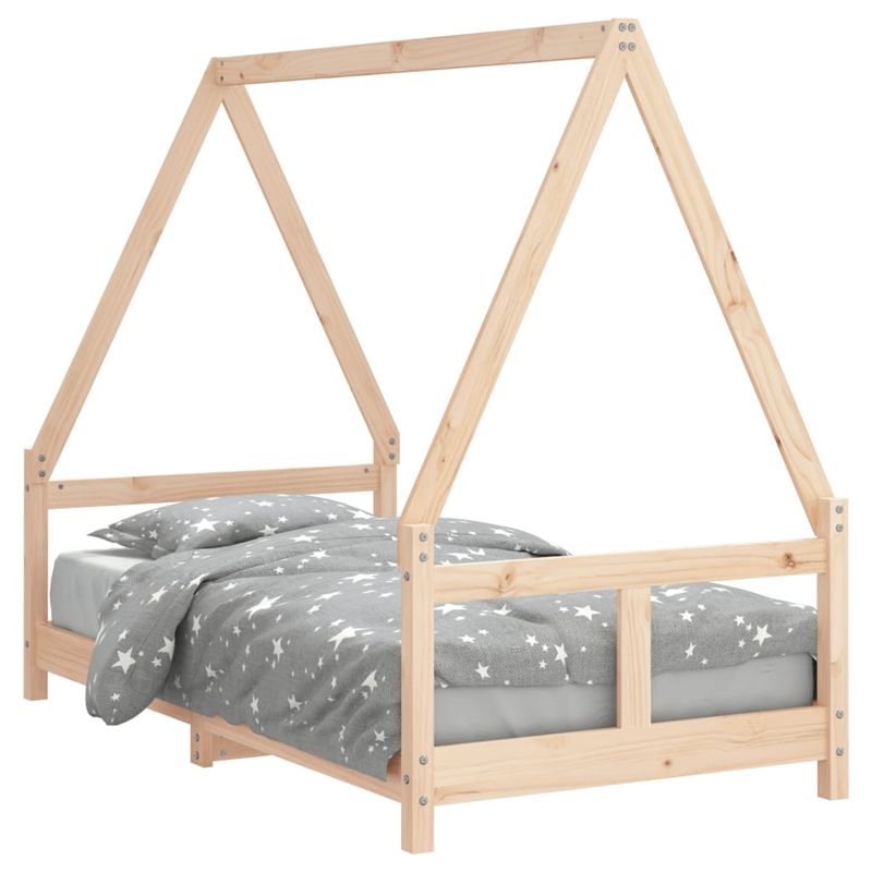 Casa si Gradina - Mobilier - Mobilier copii - Patuturi copii - Cadru de pat pentru copii, 80x160 cm, lemn masiv de pin - Infinity.ro