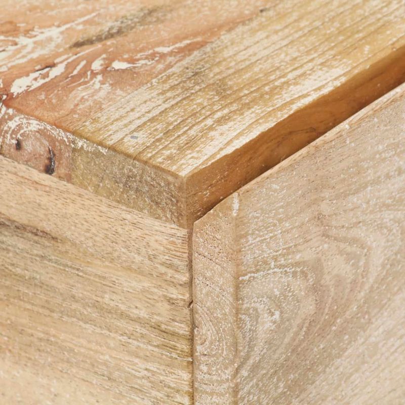 Casa si Gradina - Mobilier - Comode si corpuri - Noptiere - Masa noptiera, 40x30x50 cm, lemn masiv de mango - Infinity.ro