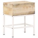 Casa si Gradina - Mobilier - Comode si corpuri - Noptiere - Masa noptiera, 40x30x50 cm, lemn masiv de mango - Infinity.ro