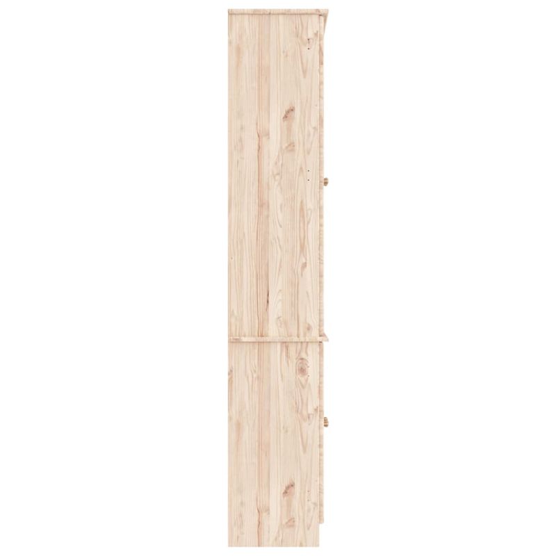 Casa si Gradina - Mobilier - Comode si corpuri - Comode - Vitrine din sticla „ALTA” 77x35x186,5 cm, lemn masiv de pin - Infinity.ro