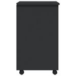 Casa si Gradina - Mobilier - Dulapuri si sifoniere - Dulapuri - Dulap rulant cu sertare MOSS, gri, lemn masiv de pin - Infinity.ro