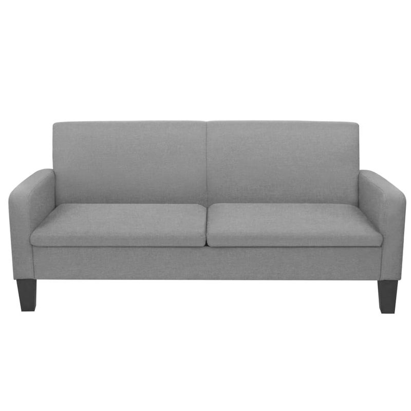 Casa si Gradina - Mobilier - Seturi de mobilier - Seturi living - Set canapele, 2 piese, gri deschis, material textil - Infinity.ro
