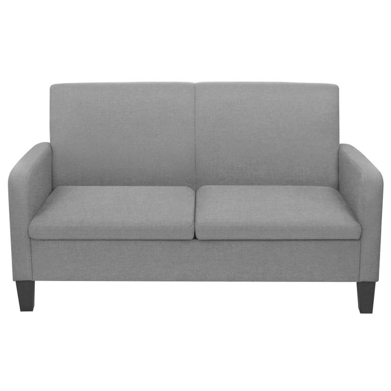 Casa si Gradina - Mobilier - Seturi de mobilier - Seturi living - Set canapele, 2 piese, gri deschis, material textil - Infinity.ro