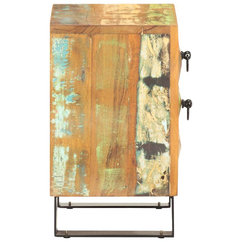 Casa si Gradina - Mobilier - Comode si corpuri - Noptiere - Noptiera, 40 x 30 x 50 cm, lemn masiv reciclat - Infinity.ro