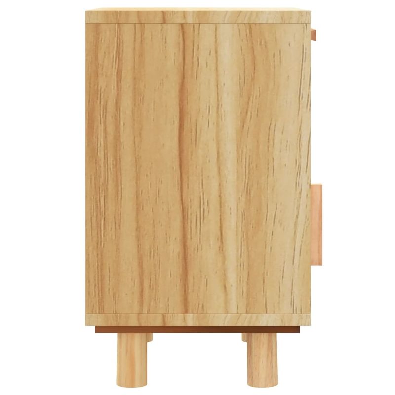 Casa si Gradina - Mobilier - Comode si corpuri - Noptiere - Noptiera, maro, lemn masiv de pin si ratan natural - Infinity.ro